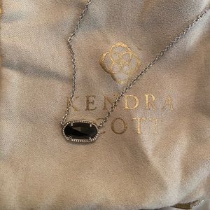Kendra Scott Black and silver necklace